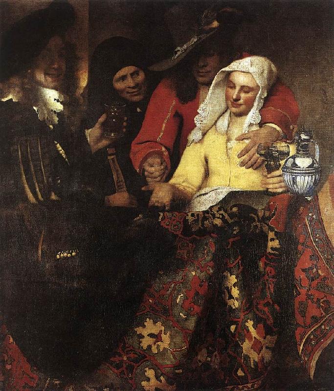 VERMEER VAN DELFT, Jan The Procuress  et oil painting image